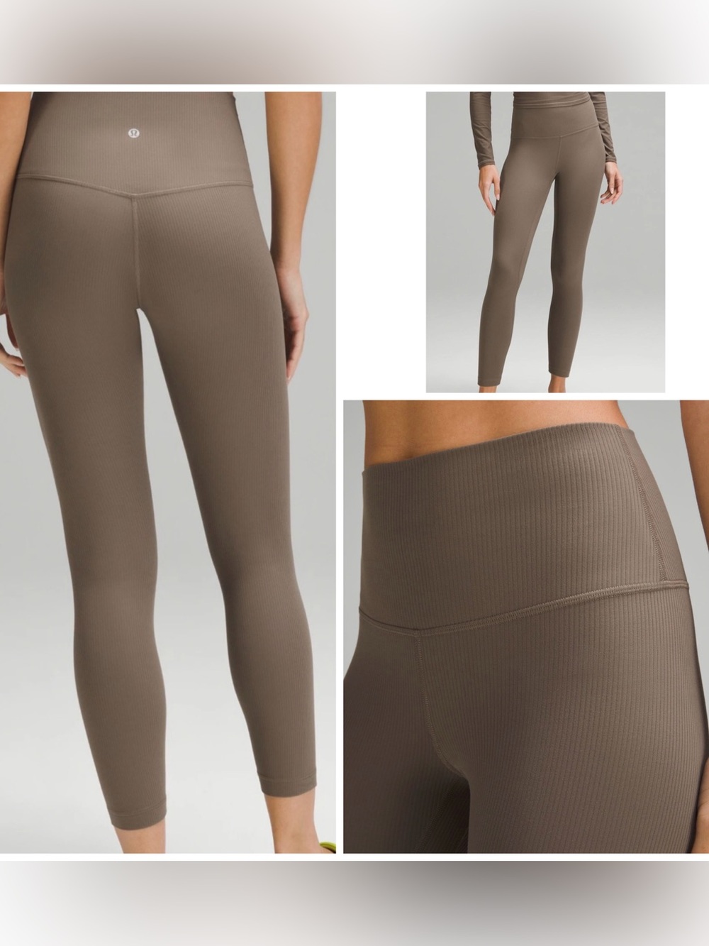 Lululemon Ribbed Align 23” Size 6 in Nomad